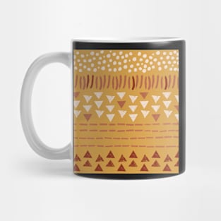 Pattern in Gold Mug